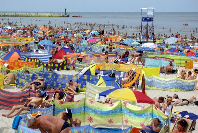 Beach in Łeba